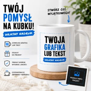 Kubek z własnym nadrukiem
