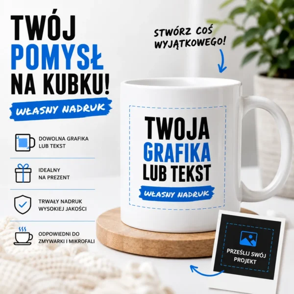 Kubek z własnym nadrukiem