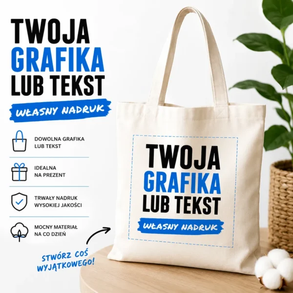 Torba z włąsnym nadrukiem Torba z włąsnym nadrukiem